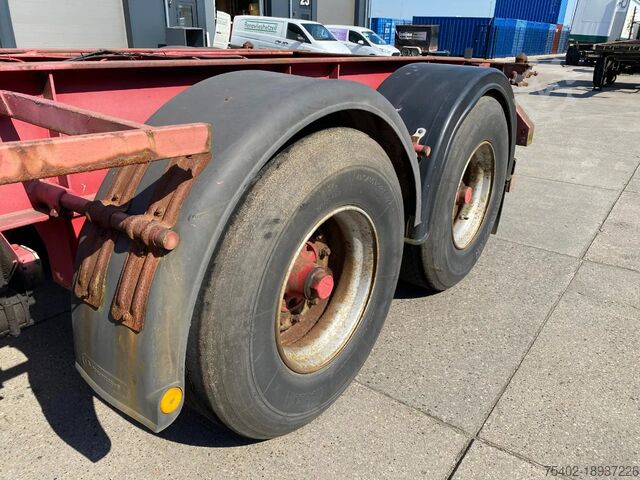 Containervervoer Burg 20 FT Container Chassis / BPW