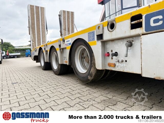 Dieplader oplegger CYL 3, mit Lift-/Lenkachse, faltbare Rampen