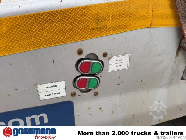 Dieplader oplegger CYL 3, mit Lift-/Lenkachse, faltbare Rampen