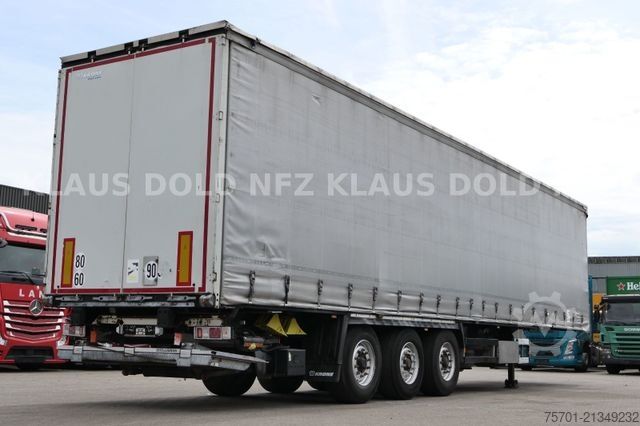 Brandalı açık yarı römork KRONE SD Pritsche Plane Liftachse Edscha