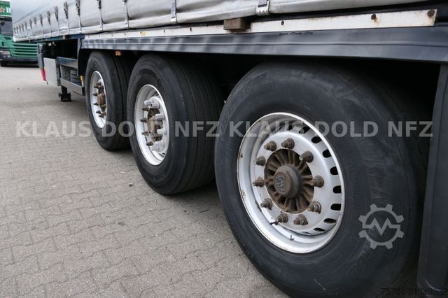Öppen semitrailer med kapell KRONE SD Pritsche Plane Liftachse Edscha