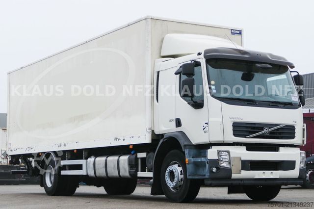 Tenteli düz yataklı kamyon VOLVO FE 300 Koffer XL-Tank LBW Euro 5