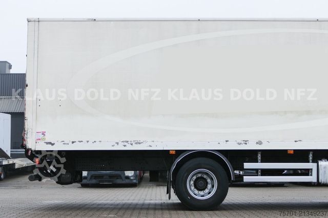 Tenteli düz yataklı kamyon VOLVO FE 300 Koffer XL-Tank LBW Euro 5