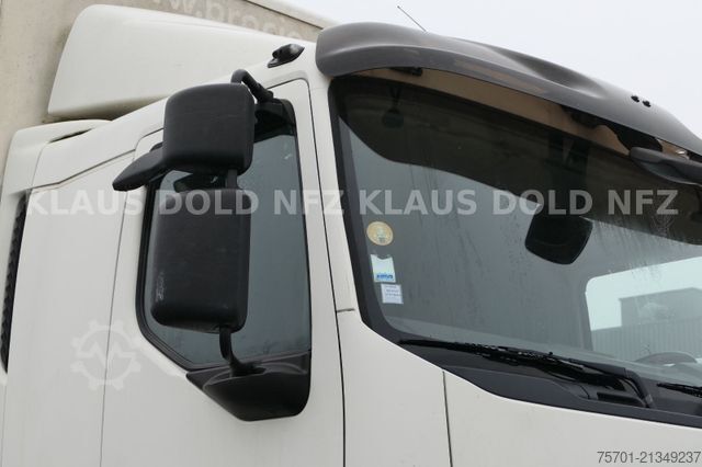 Tenteli düz yataklı kamyon VOLVO FE 300 Koffer XL-Tank LBW Euro 5