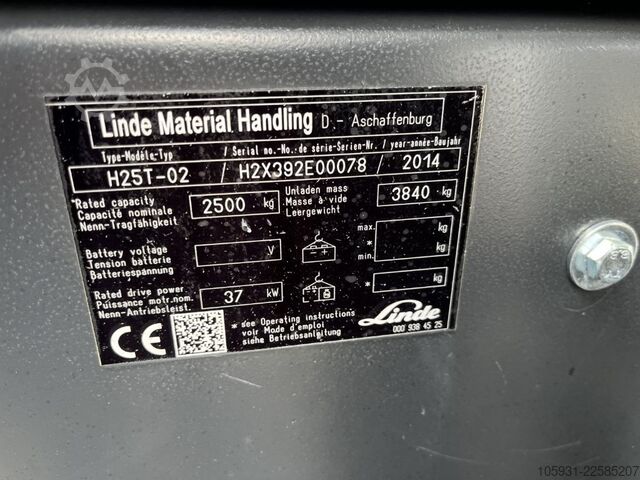 LPG targoncák Linde H25T-02