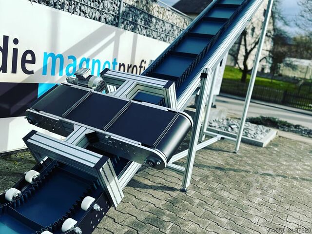 Taśma wyładowcza Przenośnik kątowy Magnes die magnetprofis 2023011201