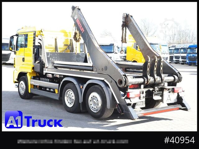 Camión volquete MAN TGS 26.460 Hiab Lift/Lenk  Funk, Navi,