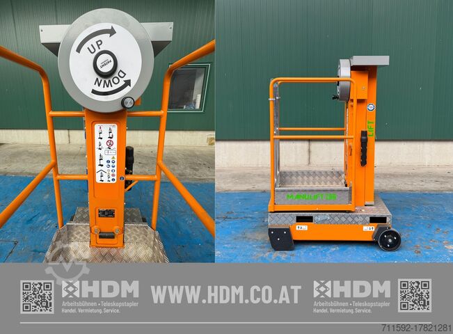 Speciaal werkplatform  MANULIFT 200
