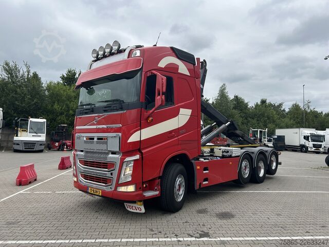 System med krogarm Volvo FH 500 Globetrotter 8x2 Tridem / VDL Hook 25 To...