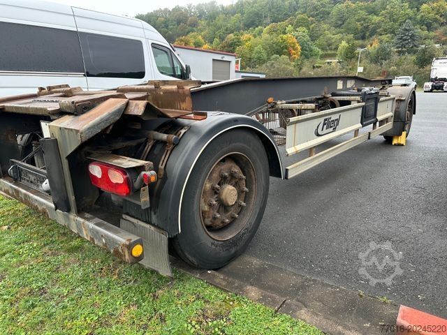 Afzetcontainer-aanhangwagen FLIEGL ZPS 180 Abroll, BPW Scheibe,Luft gefedert