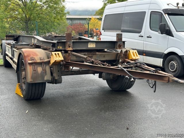 Afzetcontainer-aanhangwagen FLIEGL ZPS 180 Abroll, BPW Scheibe,Luft gefedert