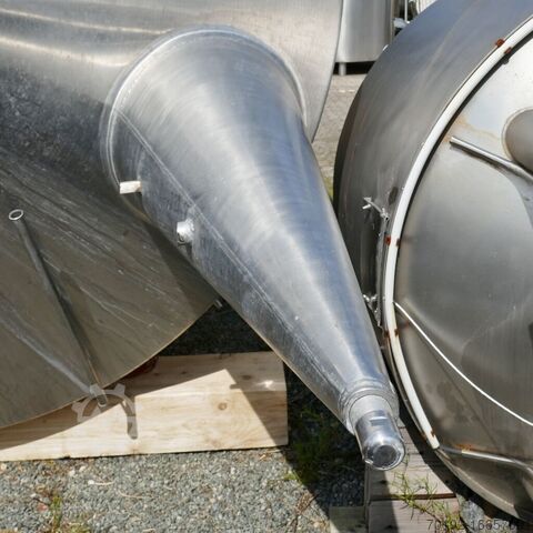 16150 liter temperatuurgeregelde druktank van V4A met straalmenger  
