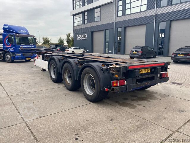 Konteyner taşımacılığı Krone SD 27 / Container Chassis / BPW + Disc / 1x Ext...