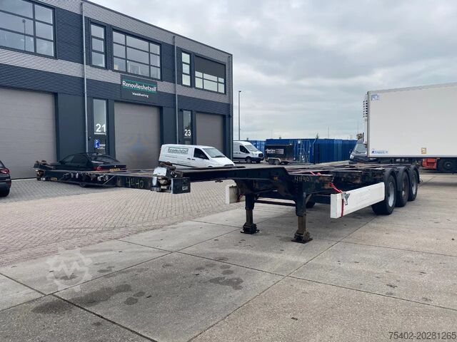 Konteyner taşımacılığı Krone SD 27 / Container Chassis / BPW + Disc / 1x Ext...