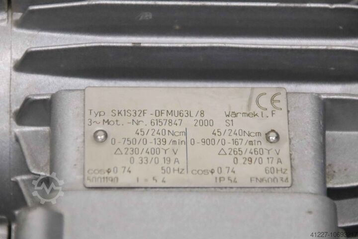 Silnik przekładniowy z kołowrotkiem Nord Tiromat 1 S32F SK1S32F Compact M420