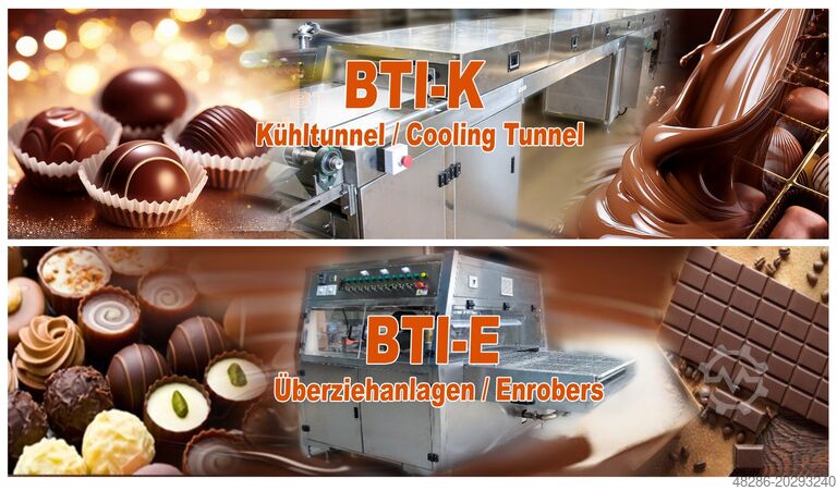 Bañadora de chocolate BTI BTI - E -400/10000