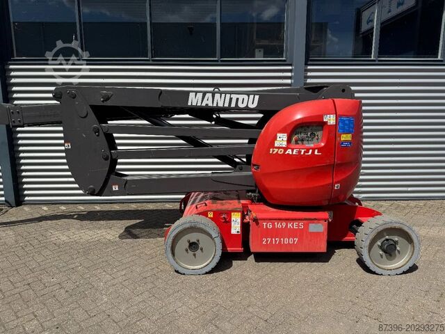 Plate-forme de travail télescopique articulée Manitou 170AETJ L Hoogwerker Knikarmhoogwerker
