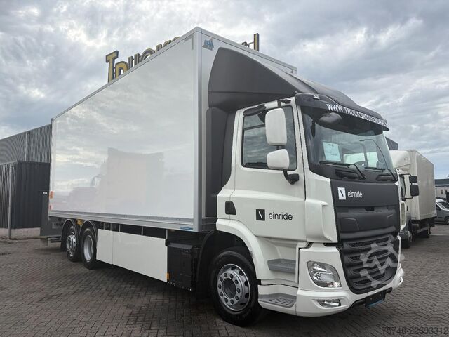 Gesloten bak DAF ELEKTRISCH + 32912 KM + 6X2 + LIFT/STUUR AS + R...