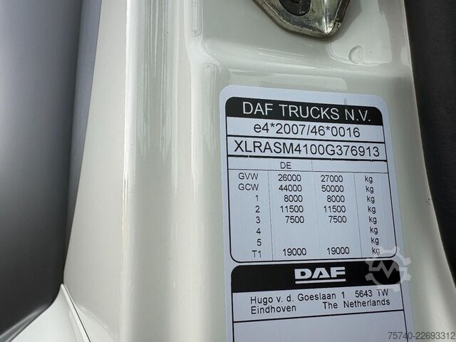 Gesloten bak DAF ELEKTRISCH + 32912 KM + 6X2 + LIFT/STUUR AS + R...