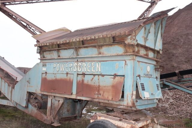 Zeefinstallatie Powerscreen Commander 1800