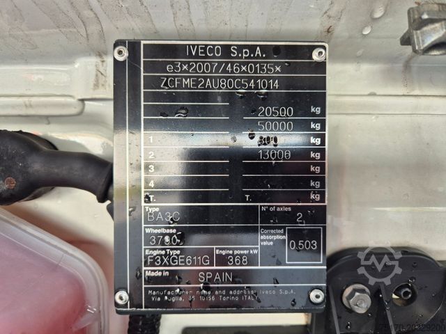 Standardní tahač IVECO X-Way AS440X50T/P ON+ Hydraulik Intarder Cam