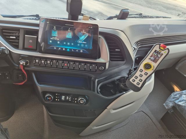 Skip truck IVECO AS280X58Y/ PS ON Meiller AK 16. T Funk AHK Cam