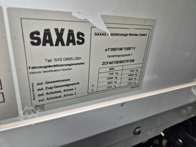 Kombi vozilo sa ceradom IVECO Eurocargo ML75E19/P LBW  Spoiler Klima 3 Sitze