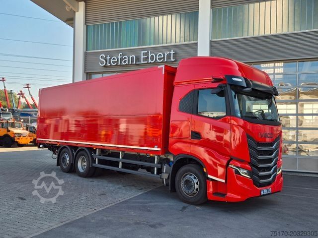 Camião de bebidas IVECO AS260S50Y/FS Schwenkwand LBW 2xAHK CAM Intarder