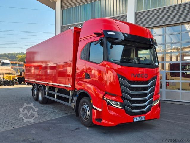 Camião de bebidas IVECO AS260S50Y/FS Schwenkwand LBW 2xAHK CAM Intarder