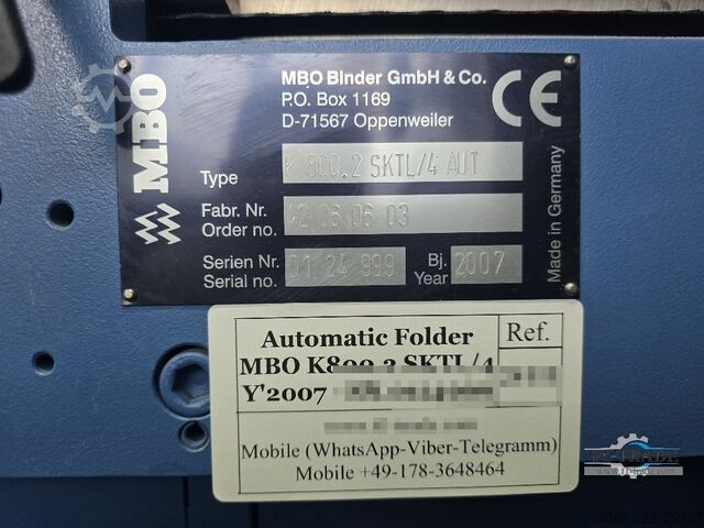 Kırma makinesi / Kombinasyonlu kırma makinesi MBO K800.2 SKTL/4 AUT Navigator