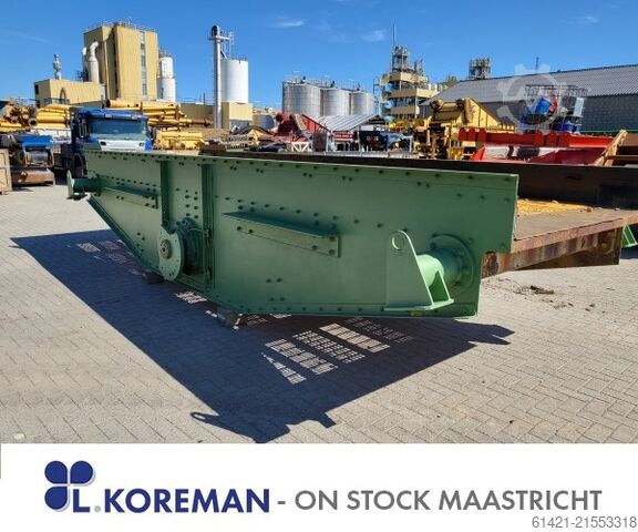 Zeefmachine Binder 19/70-1 Binder Surface: 7000 x 1900 mm – 1 Deck Screening machine Binder 19/70-1