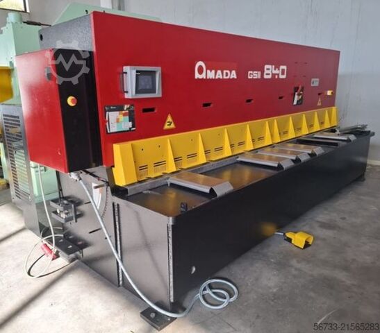 Hydraulische guillotineschaar AMADA GXII 840  4000 x 8 mm