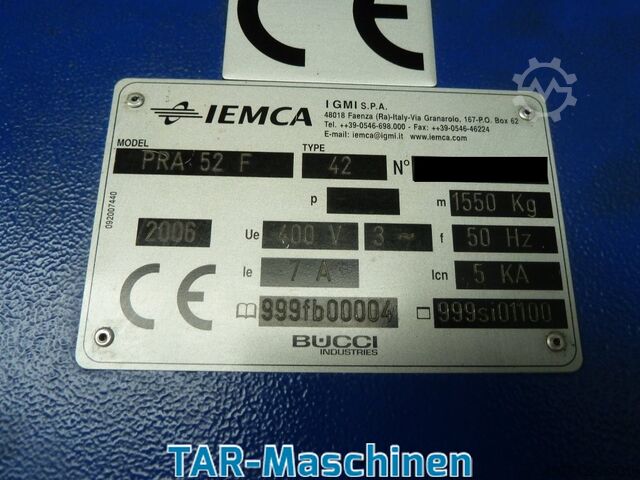 Alimentador de barras IEMCA PRA 52/42 F