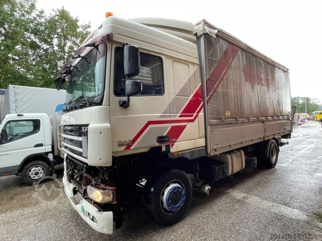 Plattewagen met zeil DAF FA XF 105.460 Pritsche Plane Flügetüre Bj 2008