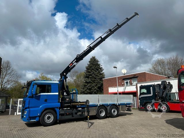 Grua montada em camião MAN 26.400 Pritsche + HIAB 232 Kran 6x2