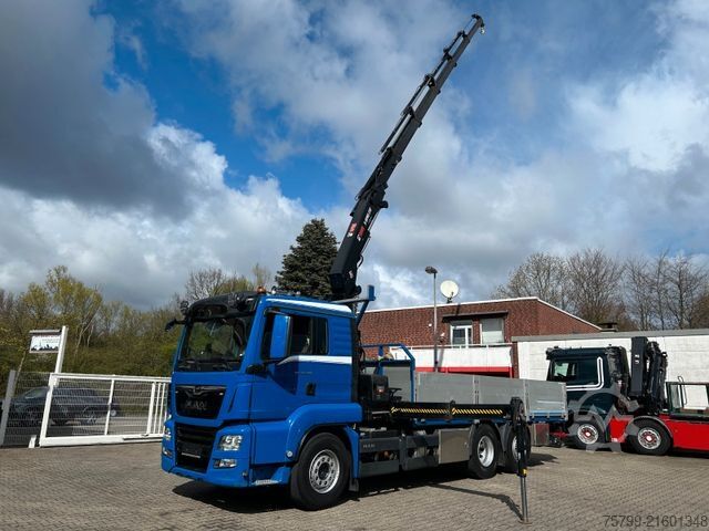 Grua montada em camião MAN 26.400 Pritsche + HIAB 232 Kran 6x2