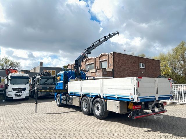 Grua montada em camião MAN 26.400 Pritsche + HIAB 232 Kran 6x2