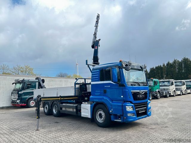Grua montada em camião MAN 26.400 Pritsche + HIAB 232 Kran 6x2