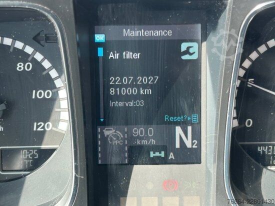 Tipvogn MERCEDES-BENZ ACTROS 2551 L 6X2 LENK-LIFTACHSE, HIAB-LIFT 2019, E6, RETARDER, CB-FUNK