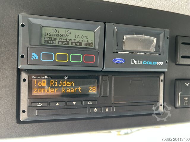 Gekoeld/bevroren transport Mercedes-Benz Actros 2124 / Carrier Supra 850 -30 gr / Koeler...