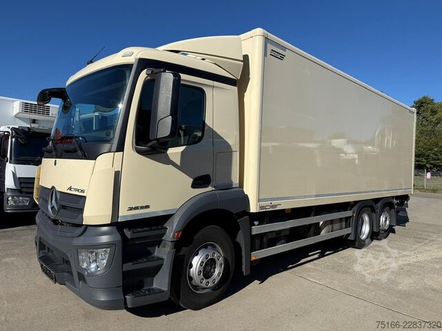 Camión caja MERCEDES-BENZ ACTROS 2536 L Koffer 7,35 m LBW 1,5 T*LENK