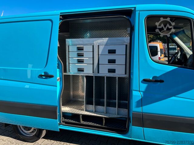Vakuumtanktankvogn MERCEDES-BENZ Sprinter II Kasten CDI+ROM Rohrreinigungsanlage