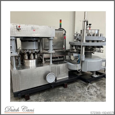 Påfyldningsmaskine og forseglingsmaskine Can filling and seaming monobloc