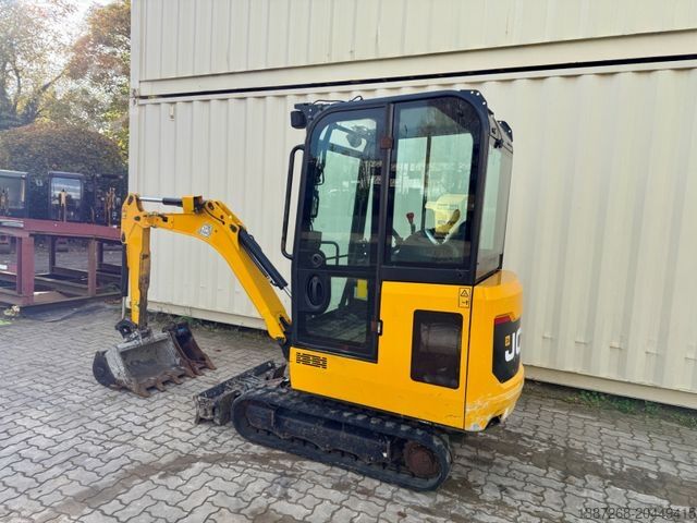 Mini-excavator JCB 16C-1 /2020 BJ/750 H/verbr. Laufwerk/3xLöffel
