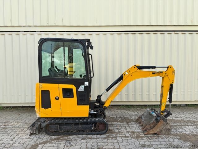 Mini-excavator JCB 16C-1 /2020 BJ/750 H/verbr. Laufwerk/3xLöffel