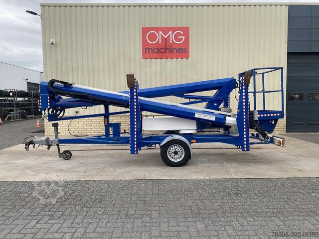 2002 Niftylift 170 HDE, prikolica podizna platforma, 17 metara Niftylift 170 HDE, Aanhanger hoogwerker, 17 meter
