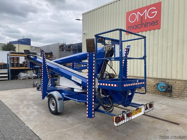 2002 Niftylift 170 HDE, prikolica podizna platforma, 17 metara Niftylift 170 HDE, Aanhanger hoogwerker, 17 meter