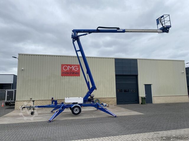 2002 Niftylift 170 HDE, prikolica podizna platforma, 17 metara Niftylift 170 HDE, Aanhanger hoogwerker, 17 meter