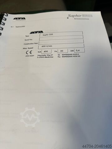 Polerings- och slipmaskiner ATM Saphir 320