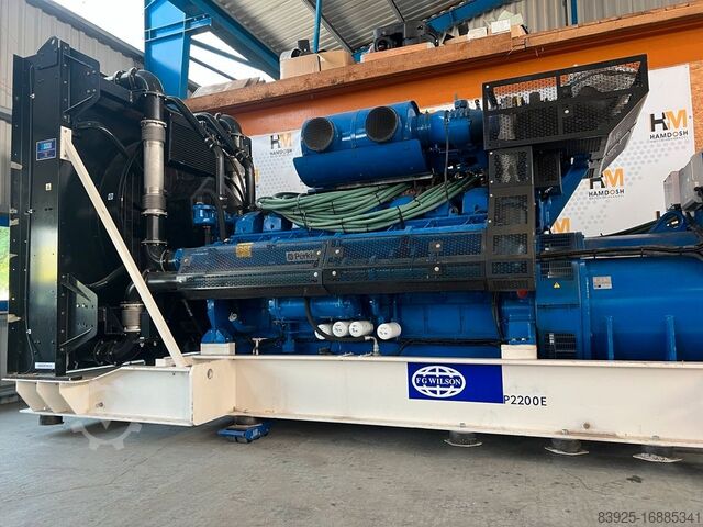 Gerador de energia de emergência Notstromaggregat Perkins 2200 KVA Stromaggregat Stromerzeuger